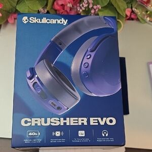 NIB✨️Skullcandy Crusher Evo Blue Headphones